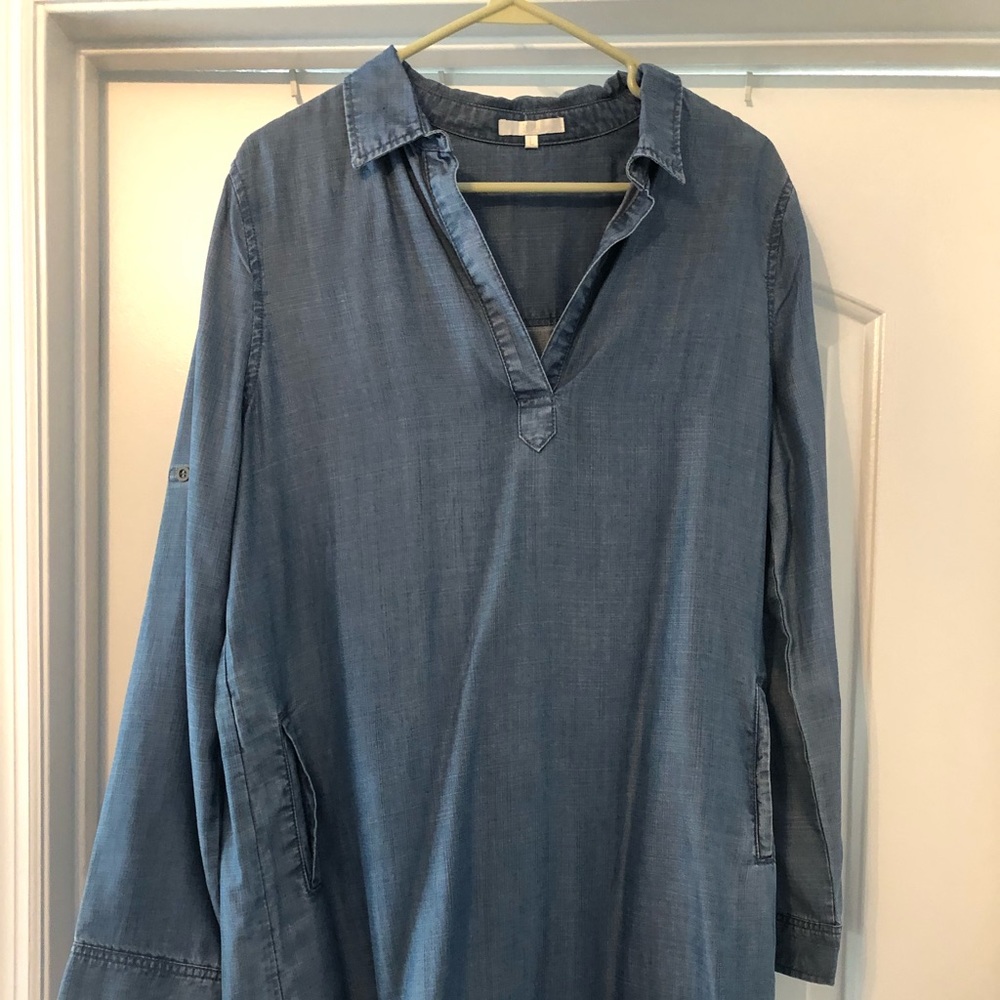 Chambray tunic